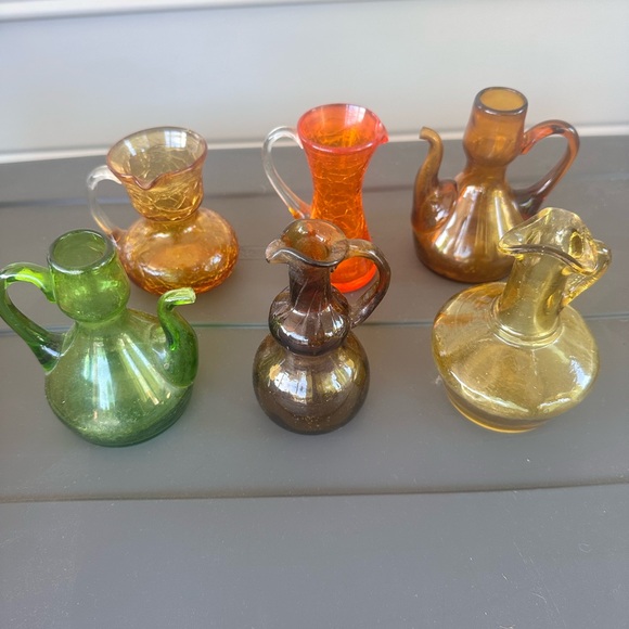 Elegant Glass Vase Set - Multicolor - Picture 1 of 13